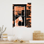 Galena Window Horse Poster (Keuken)