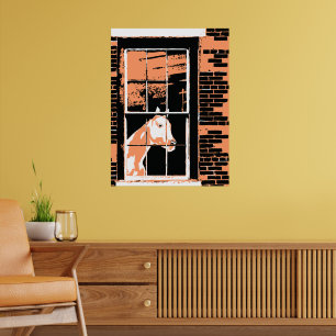 Galena Window Horse Poster
