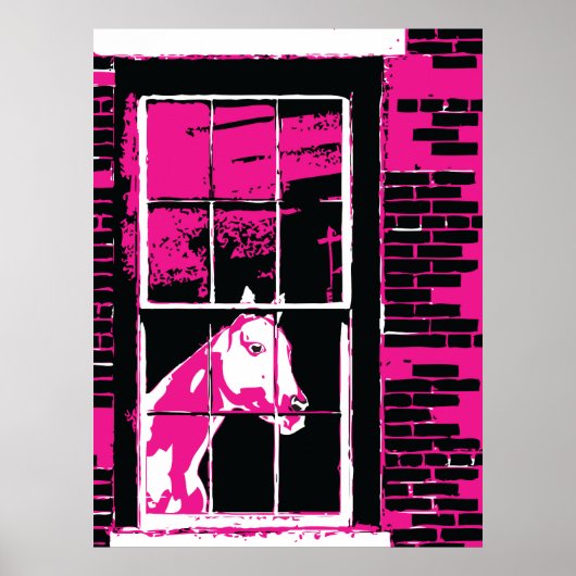 Galena Window Horse Poster (Voorkant)