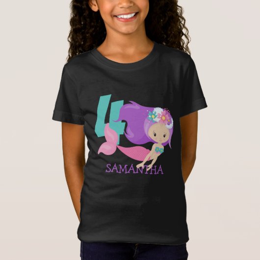 Galene - Calm zeeen 4e verjaardag T-Shirt (Voorkant)