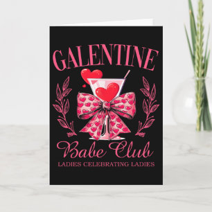 Galentijn Club Gal Vrienden Valentijn Groep Vriend Kaart