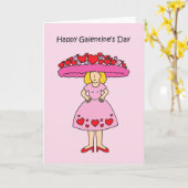 Galentijnsdag 13 februari kaart (Gele Bloem)