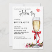 Galentijnsdag brunch champagne kaart (Voorkant)