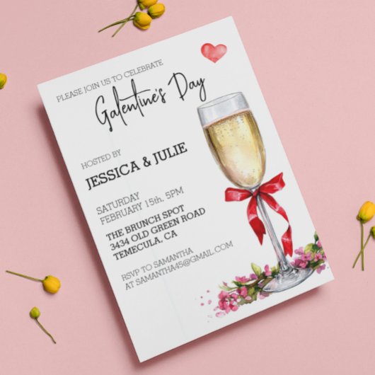 Galentijnsdag brunch champagne kaart