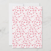 Galentijnsdag brunch party roze boog kaart (Achterkant)