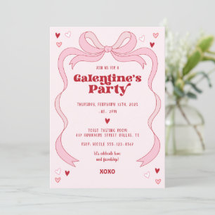 Galentijnsdag brunch party roze boog kaart