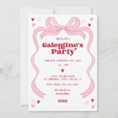 Galentijnsdag brunch party roze boog kaart (Voorkant)