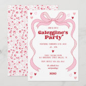 Galentijnsdag brunch party roze boog kaart (Voorkant / Achterkant)