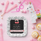 Galentijnse Dag 7" Borden: Vrienden die Slay Papieren Bordje (Feest)