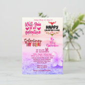 Galentijnse Dag Quotes Vriendschapsfeest voor Vrou Kaart (Staand voorkant)