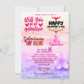 Galentijnse Dag Quotes Vriendschapsfeest voor Vrou Kaart (Voorkant)