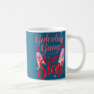Galentine bende zwarte vrouwen hoge hakken sneaker koffiemok