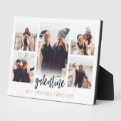 Galentine BFF Friends Forever Foto Collage White Fotoplaat (Zijkant)
