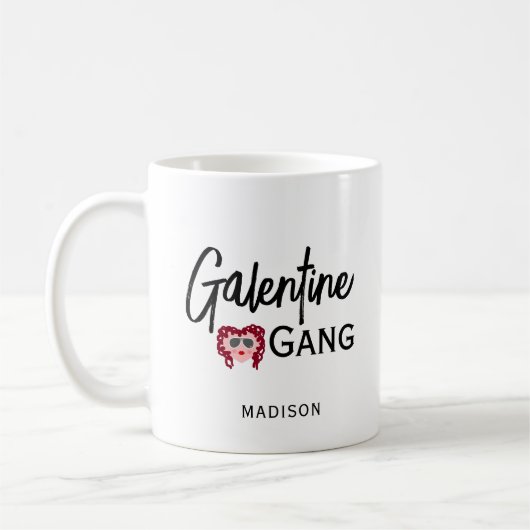 Galentine Gang Best Friend Valentijns Specialized Koffiemok (Links)