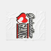 Galentine Gang Funny Valentines Day With The Gir Fleece Deken (Voorkant (Horizontaal))