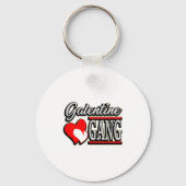 Galentine Gang Funny Valentines Day With The Gir Sleutelhanger (Voorkant)