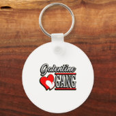 Galentine Gang Funny Valentines Day With The Gir  Sleutelhanger (Voorkant)