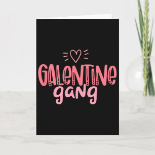 Galentine Gang Gelukkig Valentijnskleding Kaart