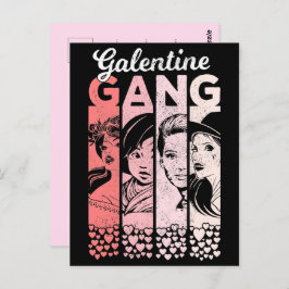 Galentine Gang  Valentijnse Vrouwen Briefkaart