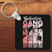 Galentine Gang  Valentijnse Vrouwen Sleutelhanger (Voorkant)