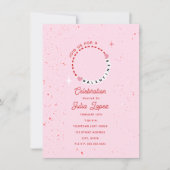 Galentine Party Valentijns Vriendschapsarmband Save The Date (Voorkant)