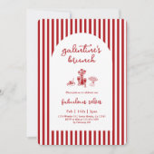 Galentine’s Brunch Invitation Kaart (Voorkant)