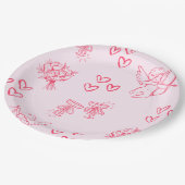 Galentine’s Day Valentine Girly Invitation Papieren Bordje (Gekanteld)