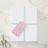 Galentine’s Day Valentine Girly Pink Cadeaulabel (Met Touw)