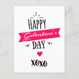 Galentine X❤X❤ | Happy Galentine's Day ❤ Pink Feestdagenkaart