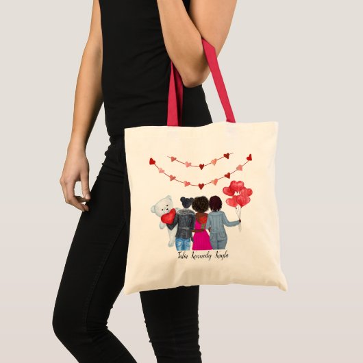Galentinedag BFFs Tote Bag (Voorkant (product))