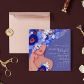 Galentinedag Brunch Modern Girly Floral Kaart