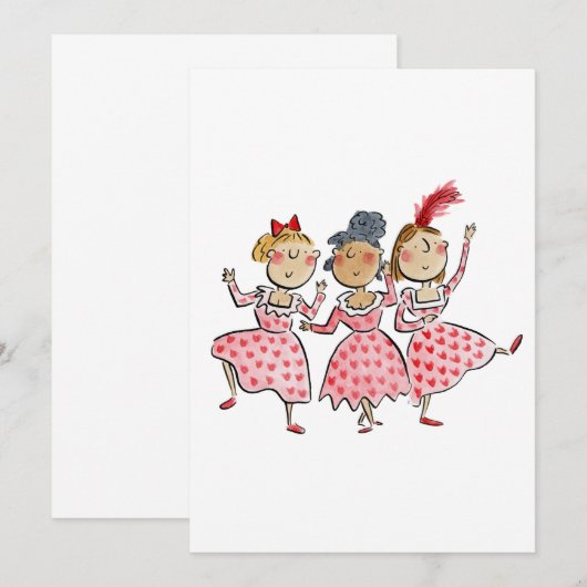 Galentinedag Kaart (Voorkant / Achterkant)