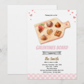Galentine's Board Feest Uitnodiging (Voorkant / Achterkant)