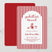 Galentine's Brunch Uitnodiging (Voorkant / Achterkant)