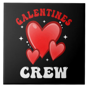Galentines Crew Hart Tegeltje