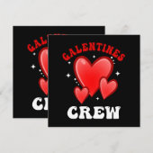 Galentines Crew Heart (Voorkant / Achterkant)