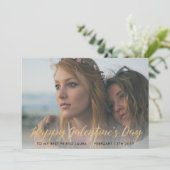 GALEntines dag Fotokaart voor beste vriend Feestdagenkaart (Staand voorkant)