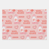 Galentines Dag Patroon Inpakpapier Vel (Voorkant)