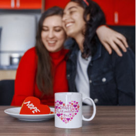 GALentines dag roze harten Mok