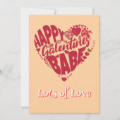 Galentine's Day aangepaste fotokaart Feestdagenkaart (Voorkant)