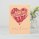 Galentine's Day aangepaste fotokaart Feestdagenkaart (Staand voorkant)