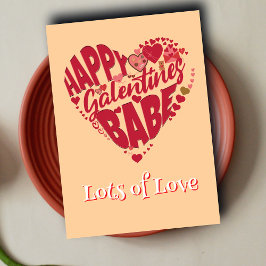 Galentine's Day aangepaste fotokaart Feestdagenkaart
