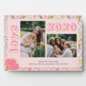 Galentine's Day best friends photo keepsake Fotoplaat (voorkant)