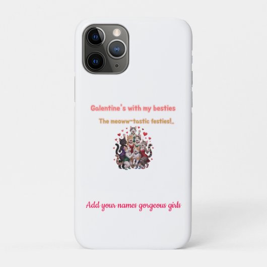 Galentine's Day Beste vriendinnen voor altijd Case-Mate iPhone Case (Achterkant)