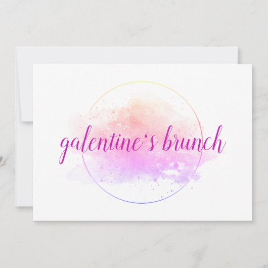 Galentines Day Brunch Friends Valentijnsdag Kaart (Voorkant)