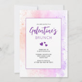 Galentine's Day Brunch Invitation Kaart (Voorkant)