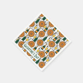 Galentines Day Brunch Mimosas Retro Servet (Hoek)