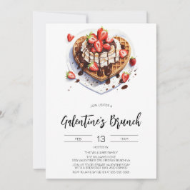 Galentine's Day Brunch Ontbijt Uitnodiging