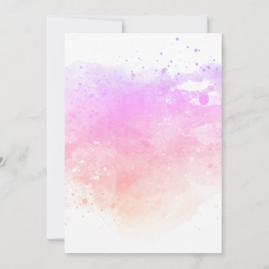 Galentines Day Brunch Waterverf Valentijnsdag Kaart (Achterkant)