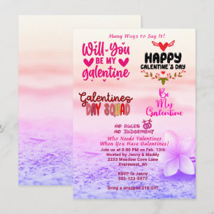Galentine's Day Citaten Vrouwen Vriendschap Feest Kaart